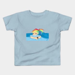 MLP Sleepy Time- Rainbow Dash Kids T-Shirt